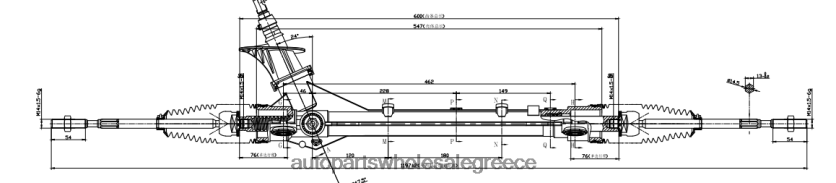 εξαρτηματα αυτοκινητου smart | N0N6842708 σχάρα υδραυλικού τιμονιού 908750396 CHEVROLET