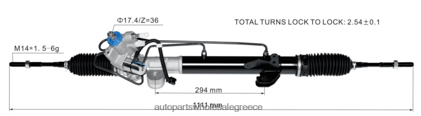 ανταλλακτικά μοτοσυκλετών bmw | N0N6842580 σχάρα υδραυλικού τιμονιού 49001-9n50a 49001-9n50b NISSAN